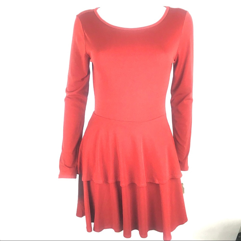 LulaRoe Small Layered Tiered Flowy Mini Dress - Picture 1 of 5